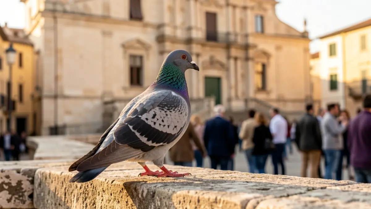 Imagen genérica de palomas en un entorno urbano.