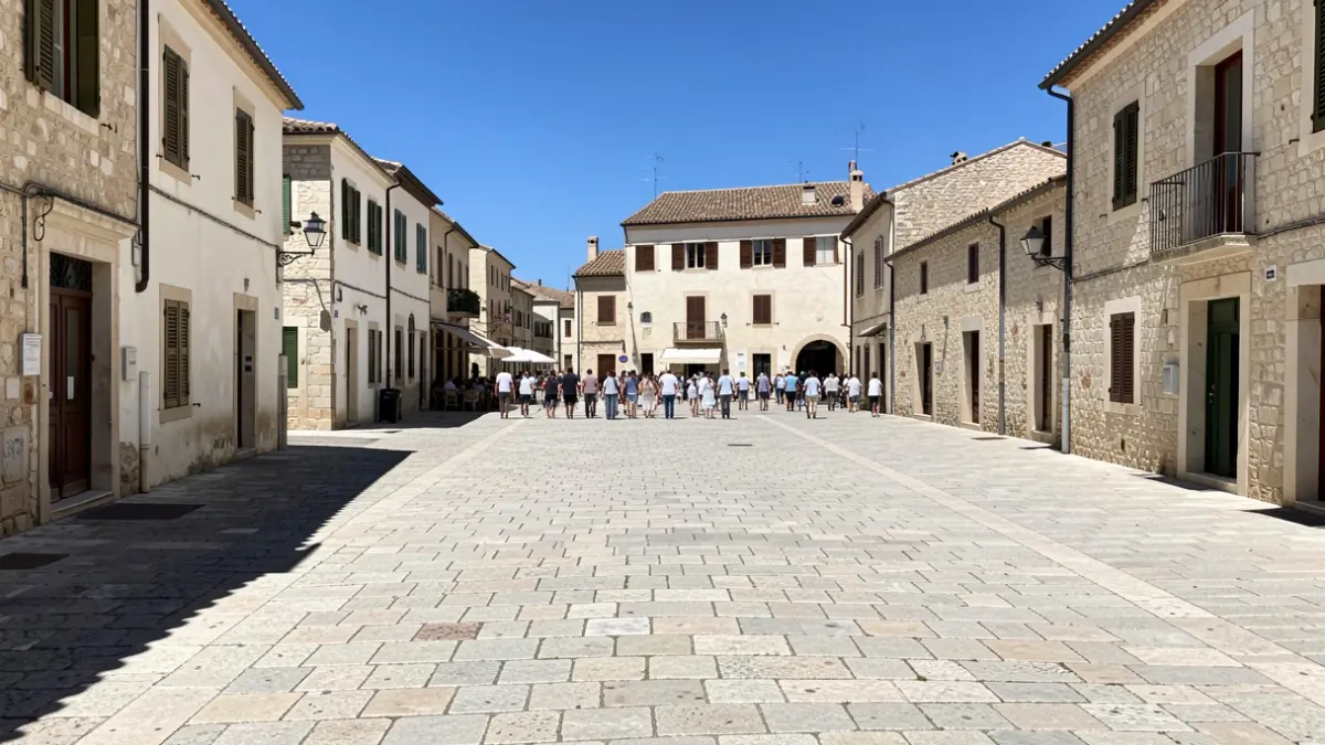 Imagen genérica de una plaza en un día soleado.
