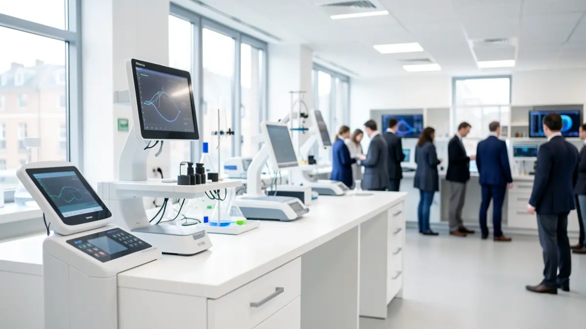 Imatge genèrica d'un laboratori de recerca tecnològica amb equipament modern.