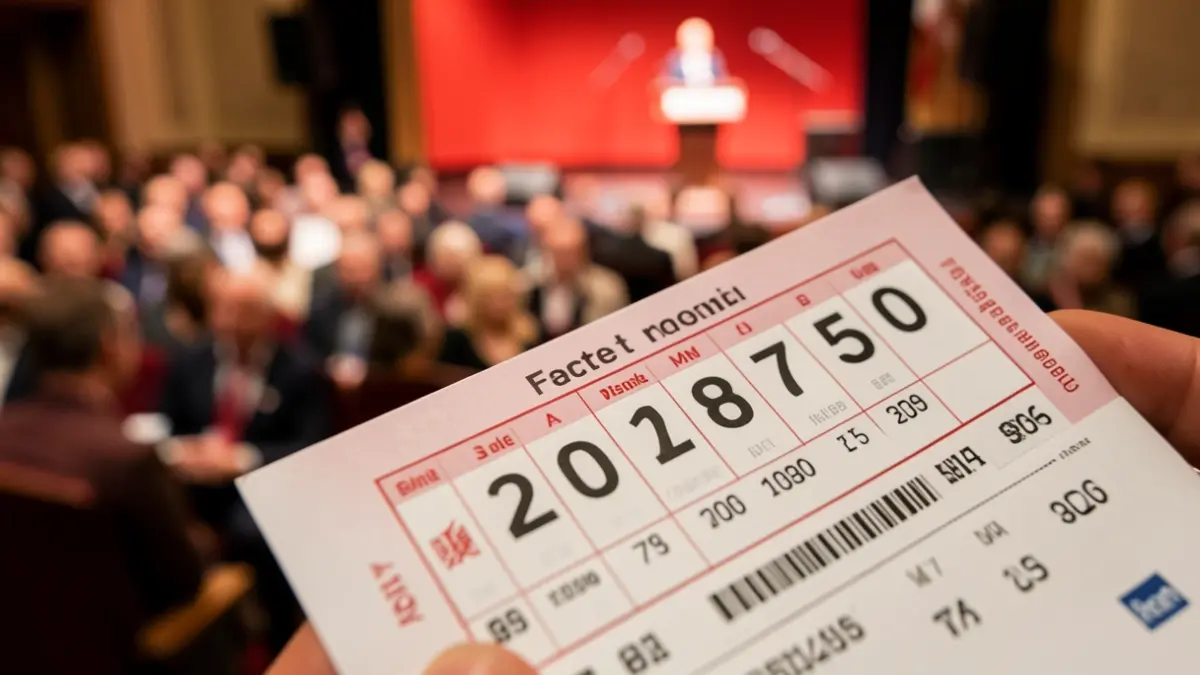 Imagen genérica de un sorteo con números.