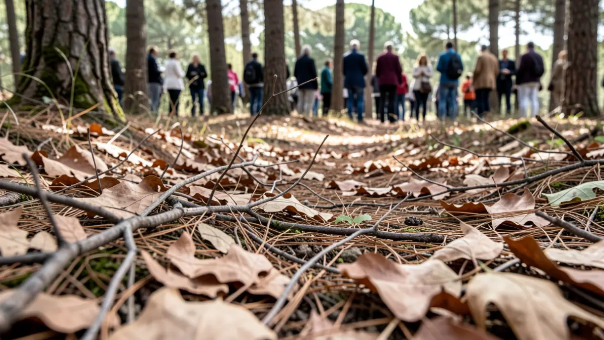 Generic image of a Mediterranean forest environment.