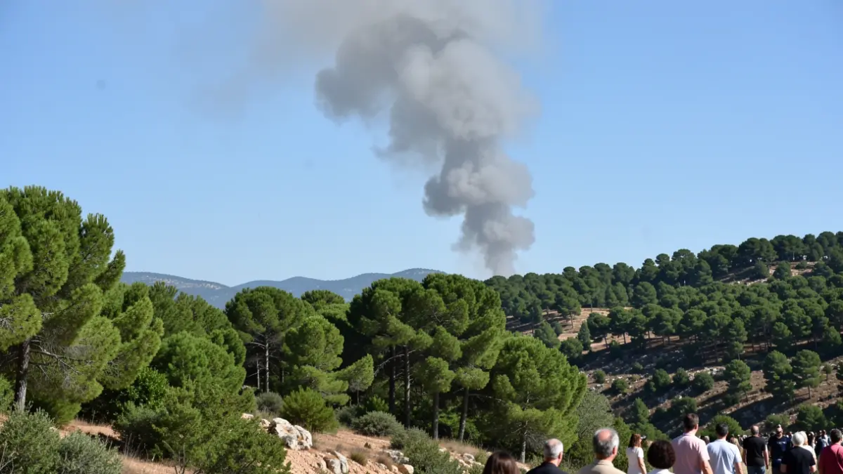 Generic image of smoke over a wooded area.