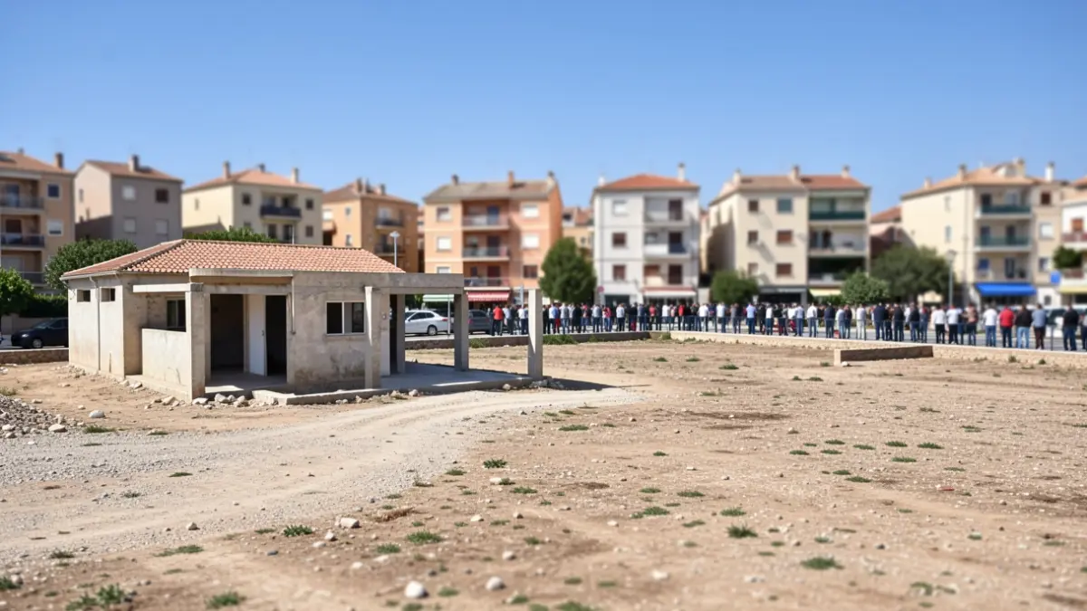 Two municipal plots in El Vendrell with potential for public housing.