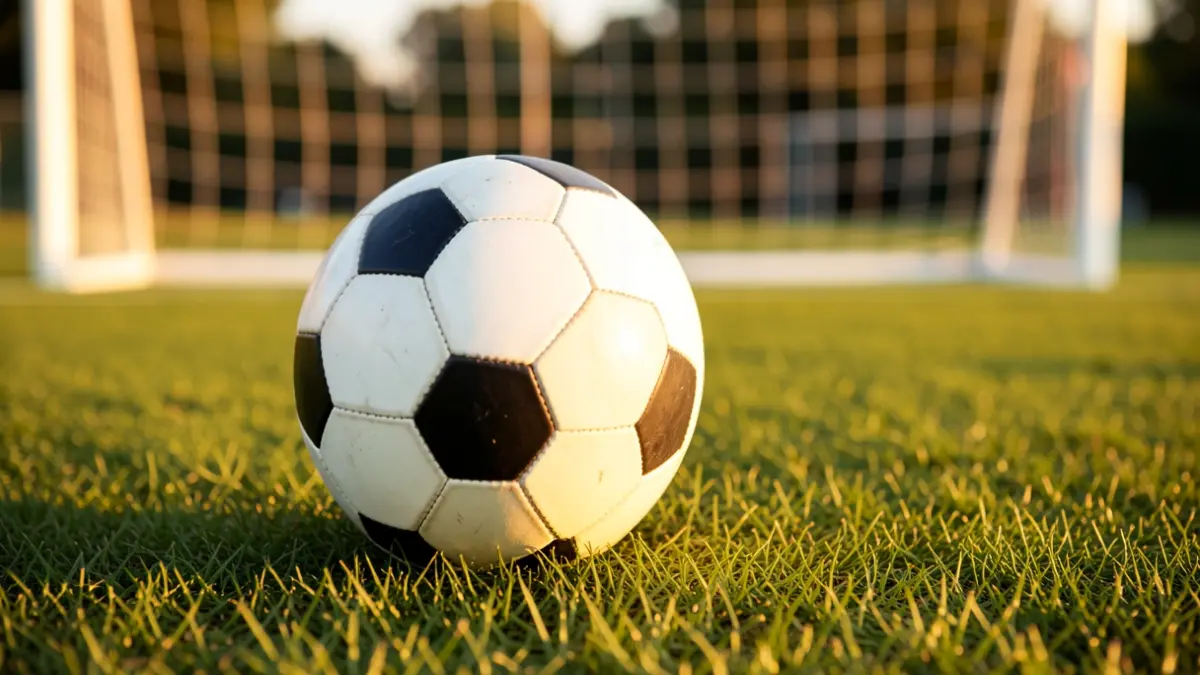 Generic image of a football on grass.