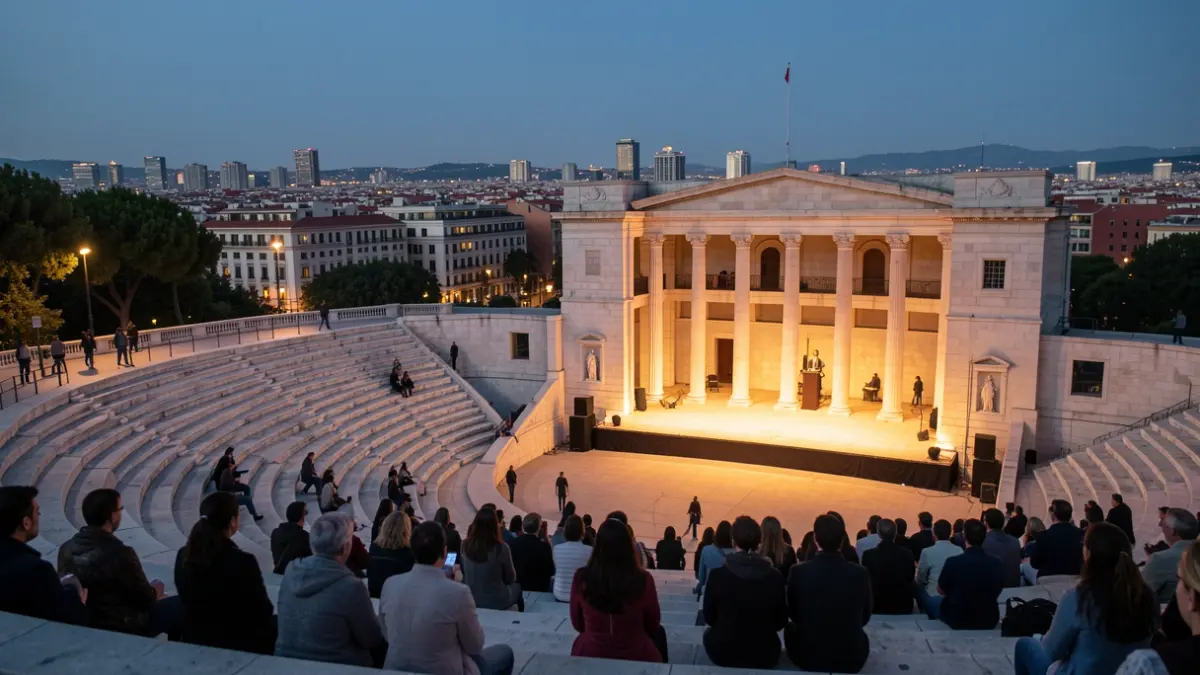 Generic image of the Greek Theatre of Montjuïc in Barcelona.