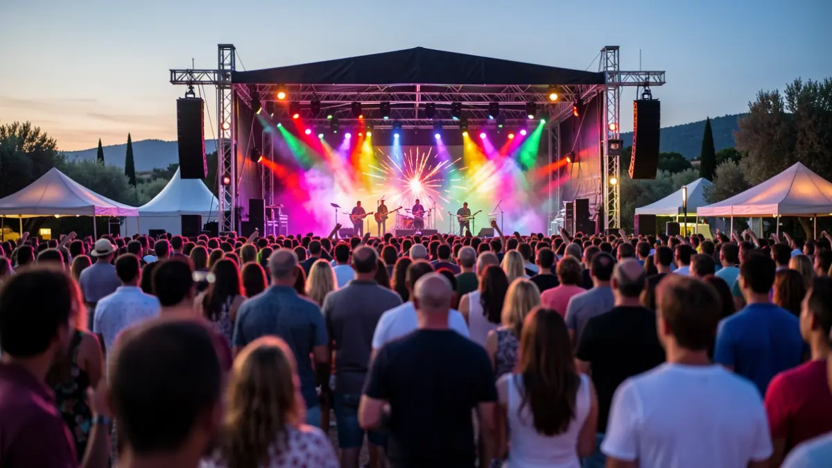 Generic image of an outdoor music festival.