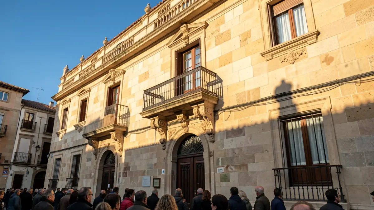 Generic image of a Catalunya town hall facade.