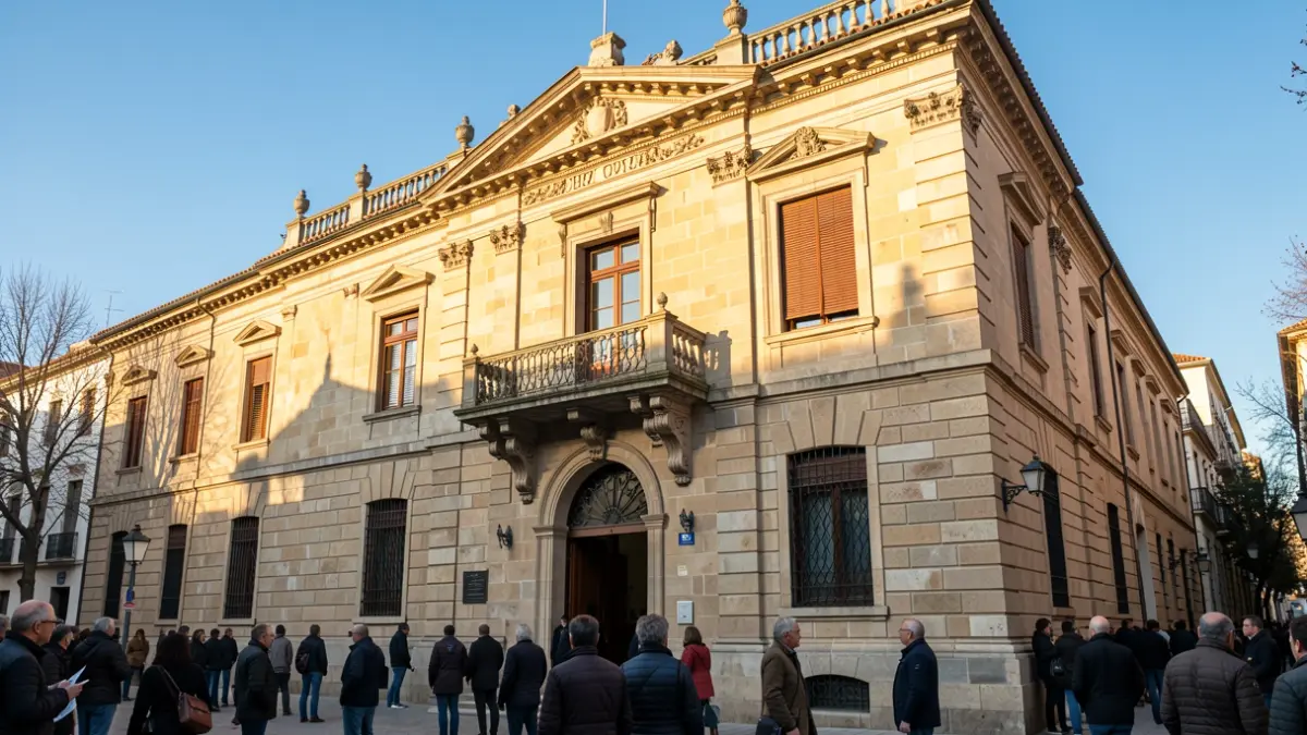 Imatge genèrica de la façana de l'Ajuntament de Terrassa.