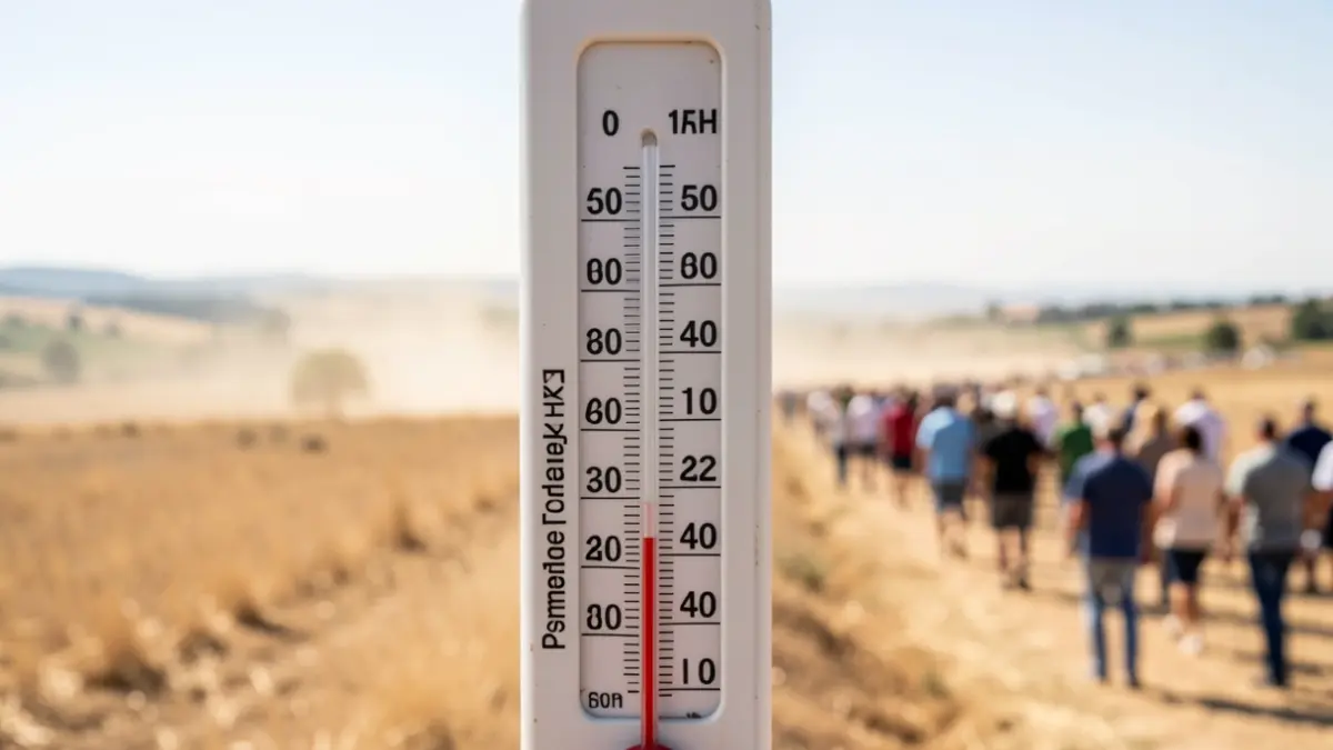 Generic image of a thermometer during a heatwave.