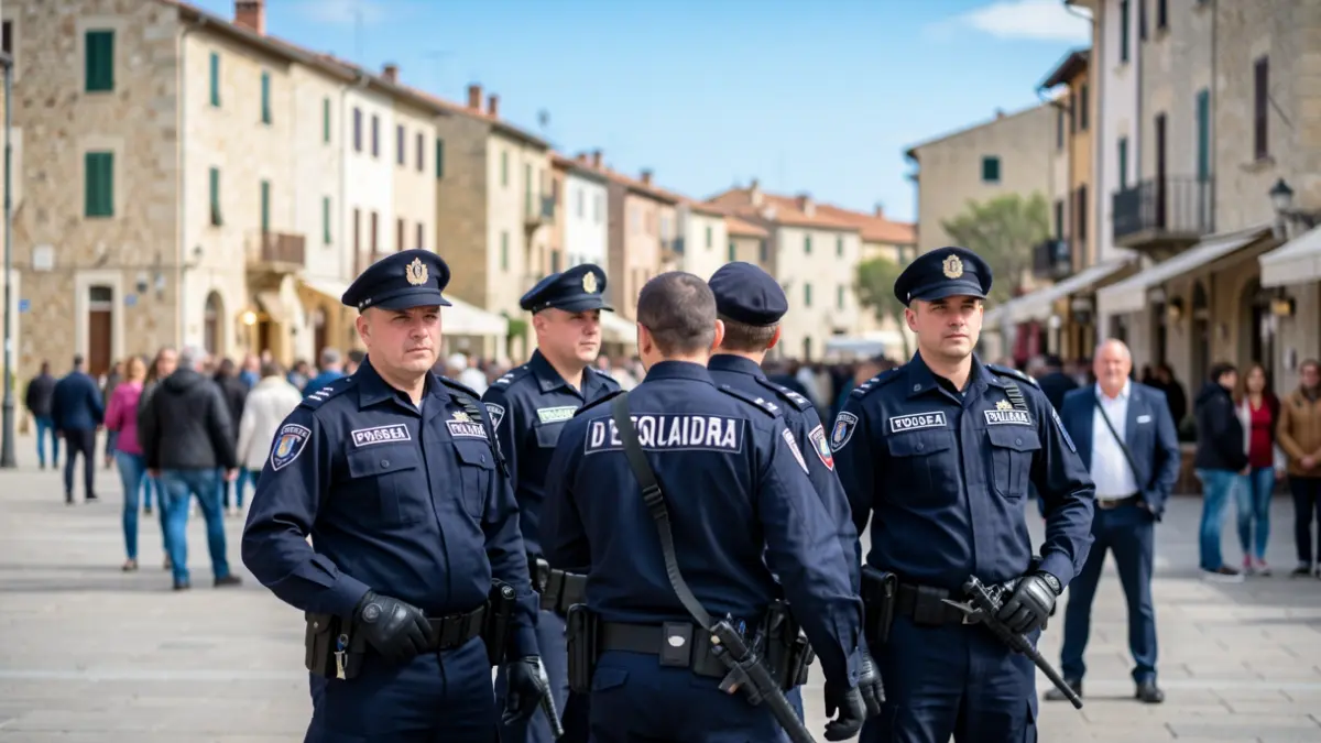 Agents dels Mossos d'Esquadra a la costa catalana.