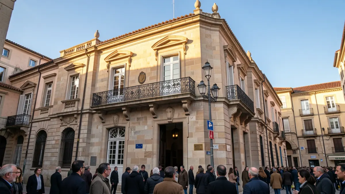 Imagen genérica de la fachada de un ayuntamiento catalán.