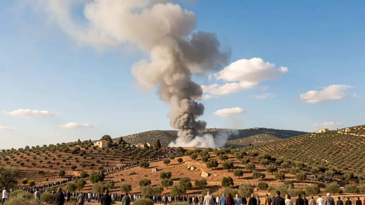 Imatge genèrica de fum d'un incendi forestal al Mediterrani.