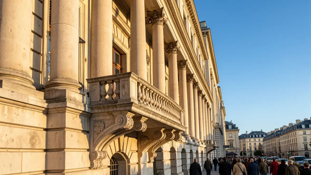 Generic image of an institutional building with classical architecture.