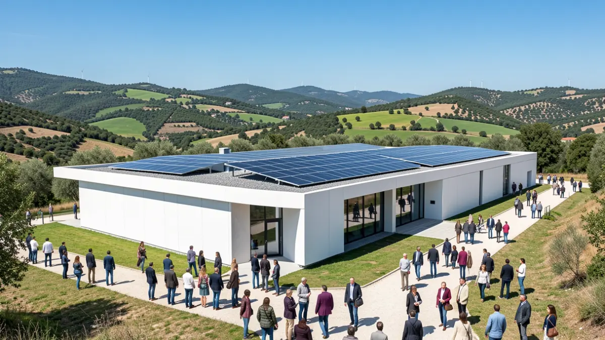 Imagen genérica de un centro de datos sostenible en Catalunya.