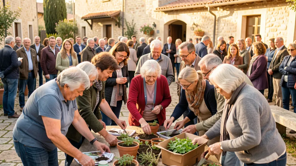 Imagen genérica de colaboración comunitaria inclusiva.