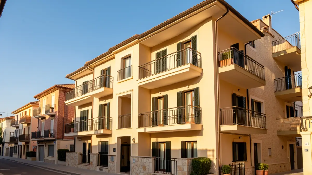 Imatge d'una façana d'edifici residencial a Granollers.