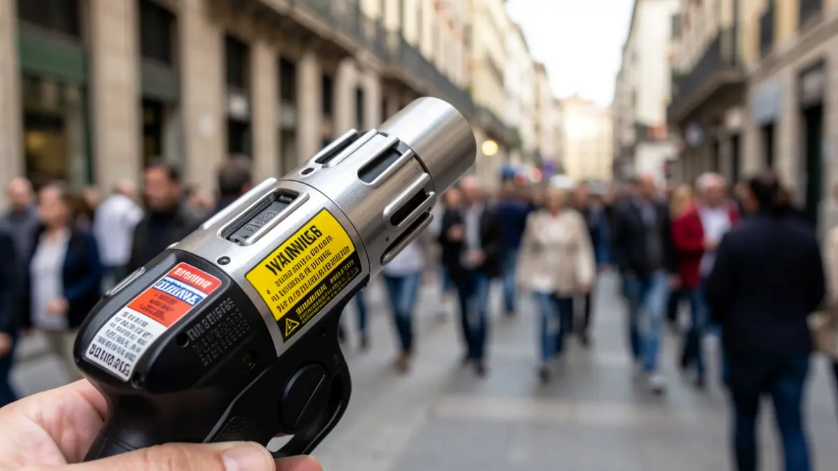 Dispositiu conductor d'energia (DCE) de la Guàrdia Urbana de Barcelona.