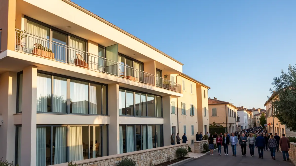 Imagen genérica de una residencia moderna en Cataluña.