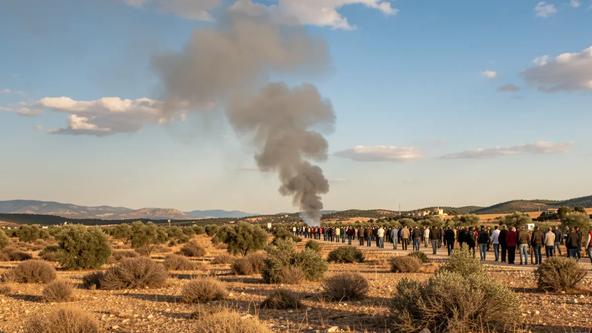 Imagen genérica de humo de un incendio forestal en Cataluña.