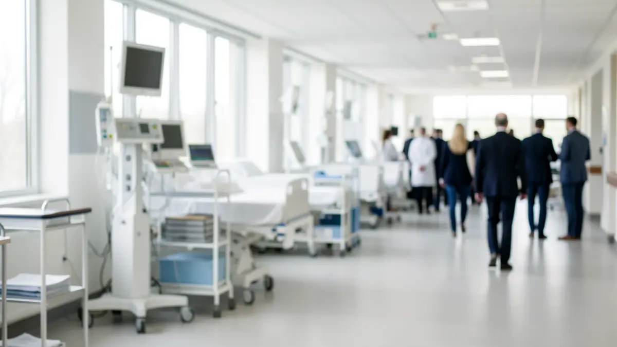 Imatge genèrica d'un entorn hospitalari modern i net.