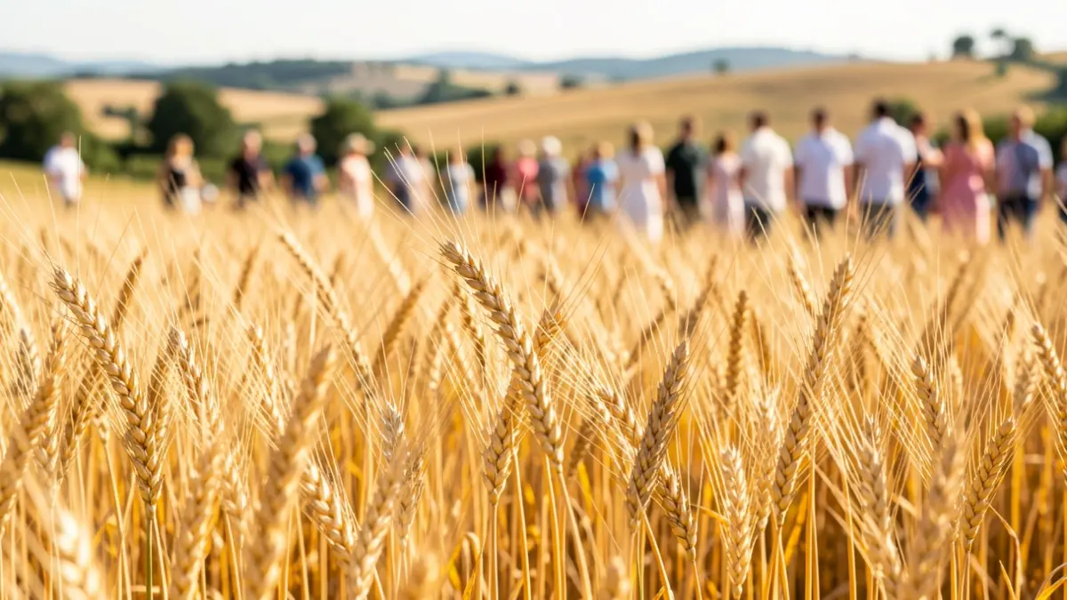 Imagen genérica de campos de trigo en verano.