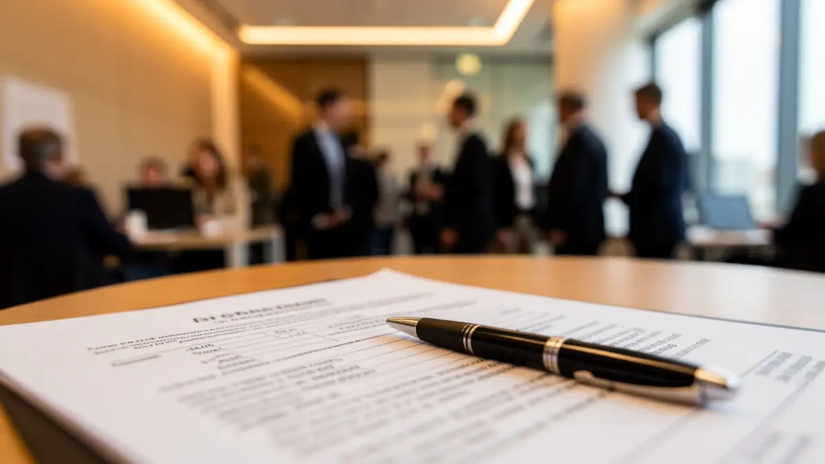 Generic image of a mortgage document with a pen.