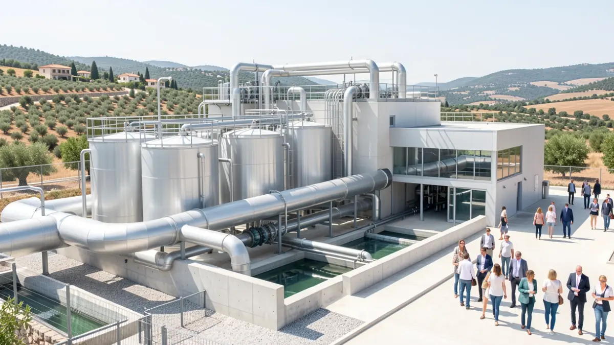 Imagen genérica de una planta potabilizadora moderna.