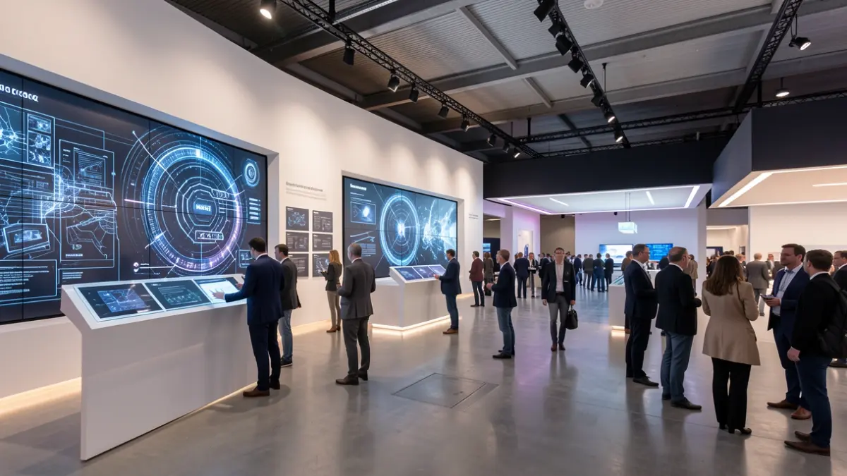 Imatge genèrica d'una exposició sobre tecnologia.