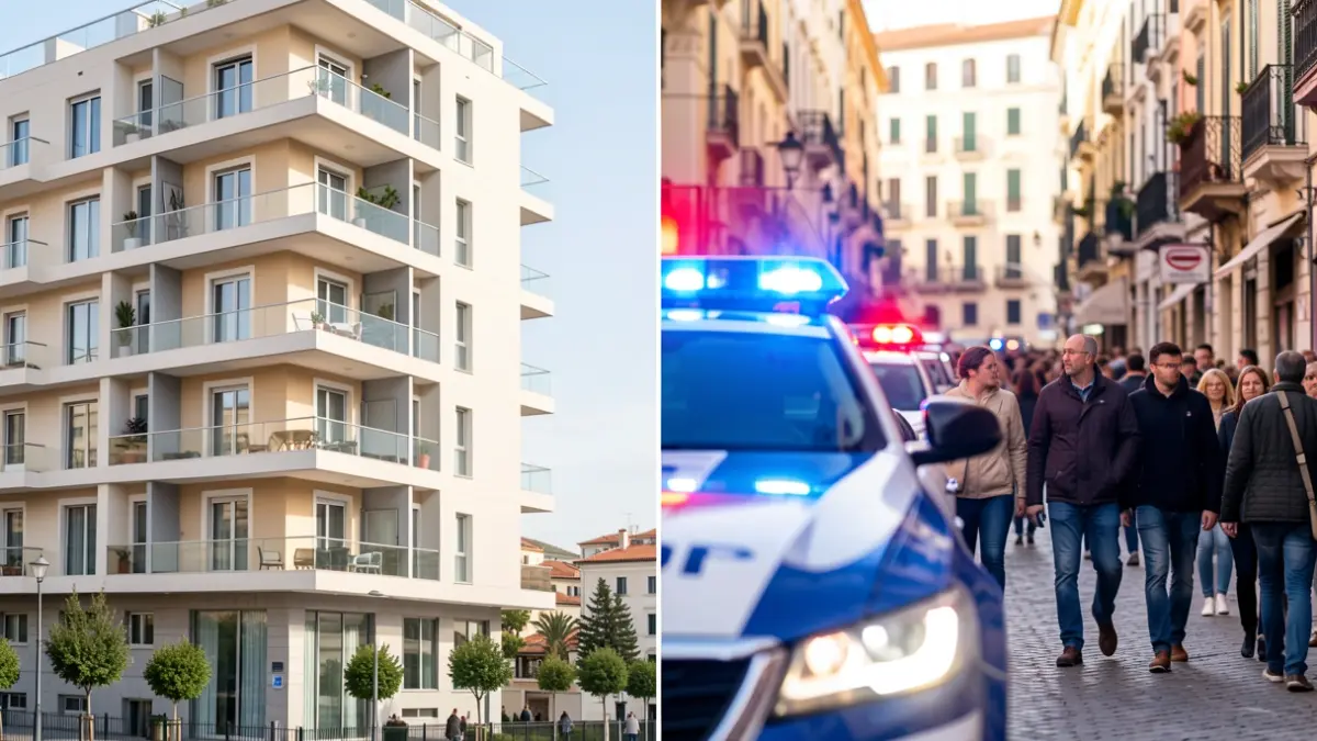 Generic image of housing and security issues in Barcelona.