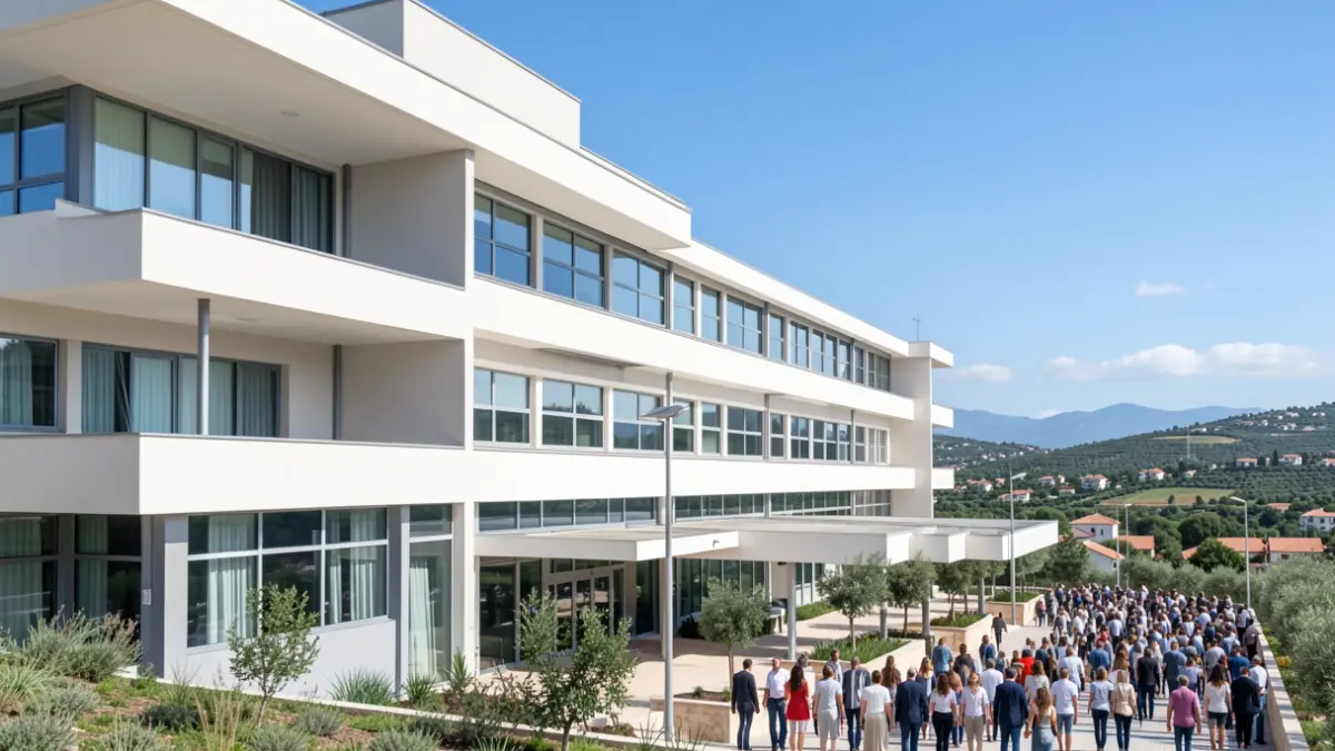 Imagen de las instalaciones del Hospital Comarcal del Alt Penedès.
