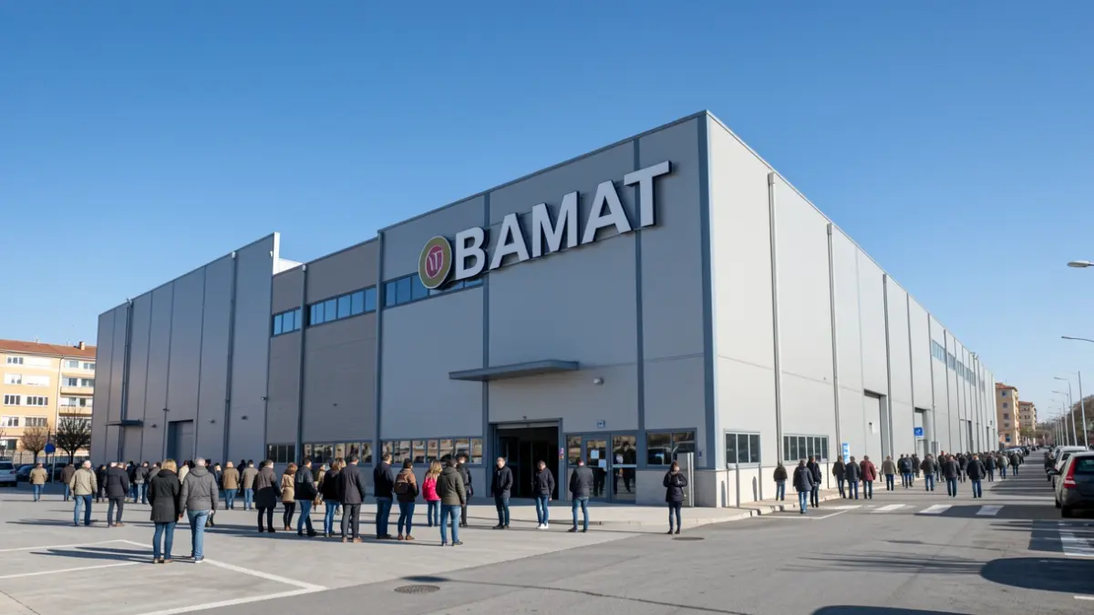 Imagen genérica de un almacén comercial en Girona.