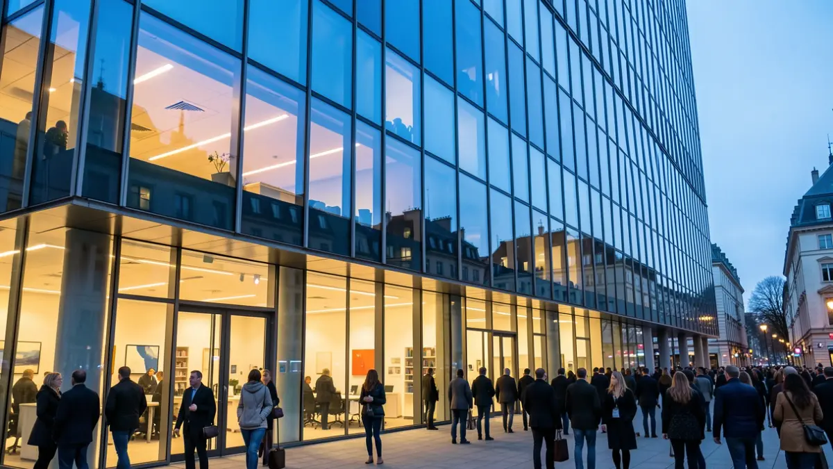 Generic image of a modern office building.