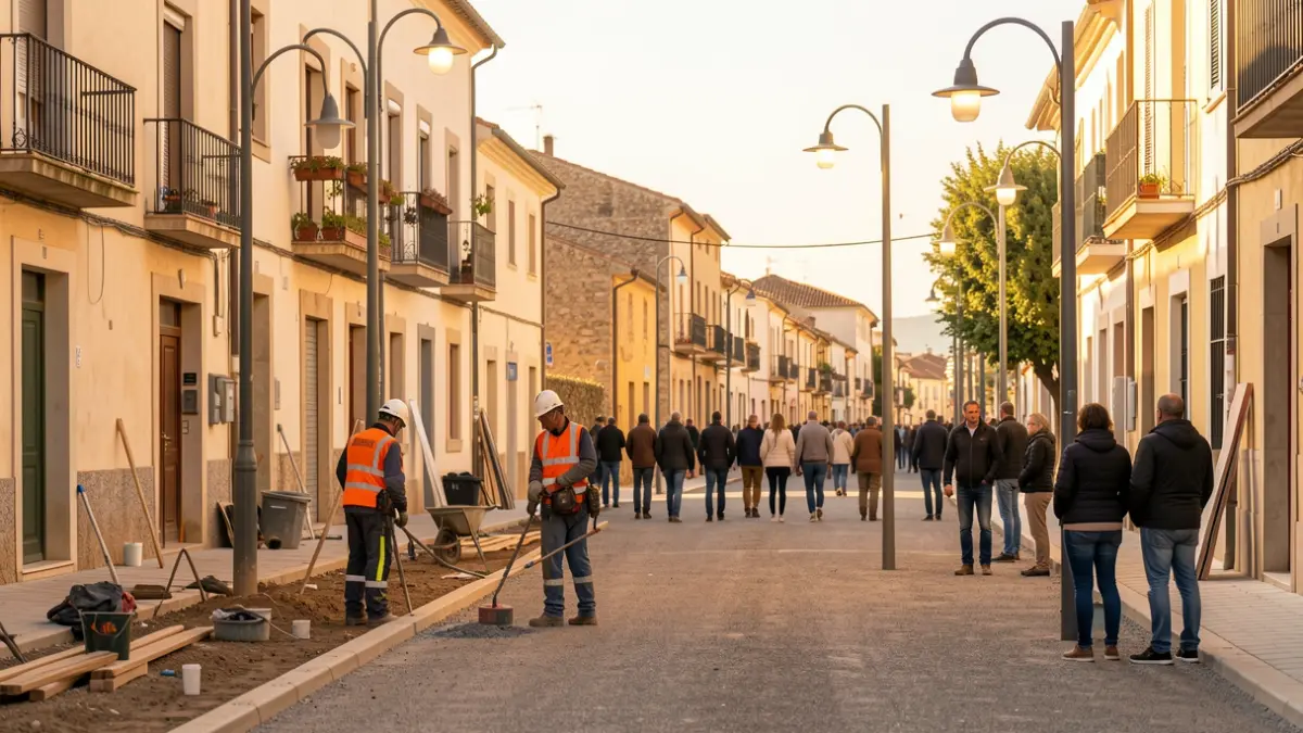 Installation of new LED luminaires in the Torreforta neighborhood, Tarragona.