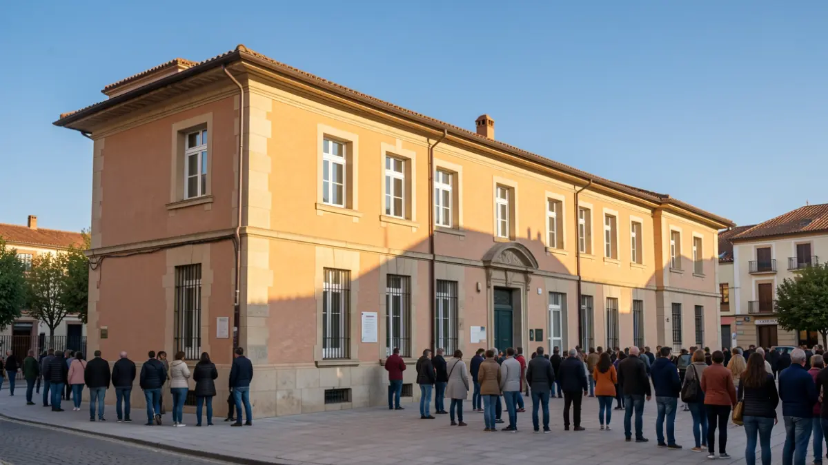 Imatge genèrica d'un edifici escolar públic a Catalunya.