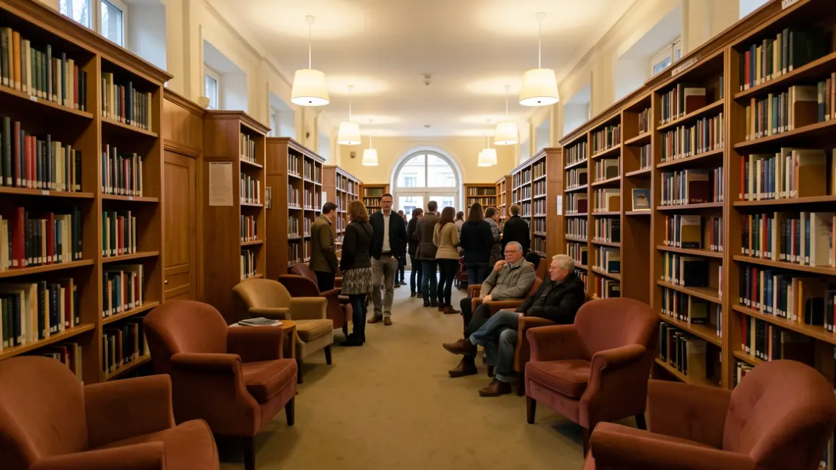 Imatge genèrica d'una biblioteca pública com a espai de refugi climàtic.