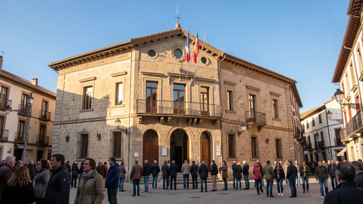 Imatge genèrica de la façana d'un ajuntament català.