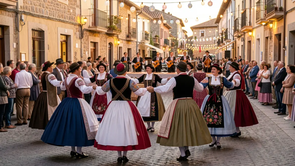 Sardana dance in Rubí during the Sant Jaume street festival.