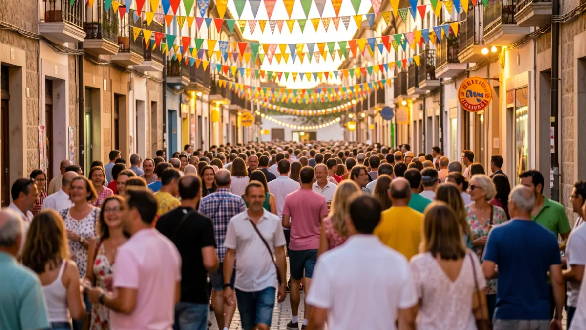Imatge genèrica d'una festa major popular a Catalunya amb ambient festiu.