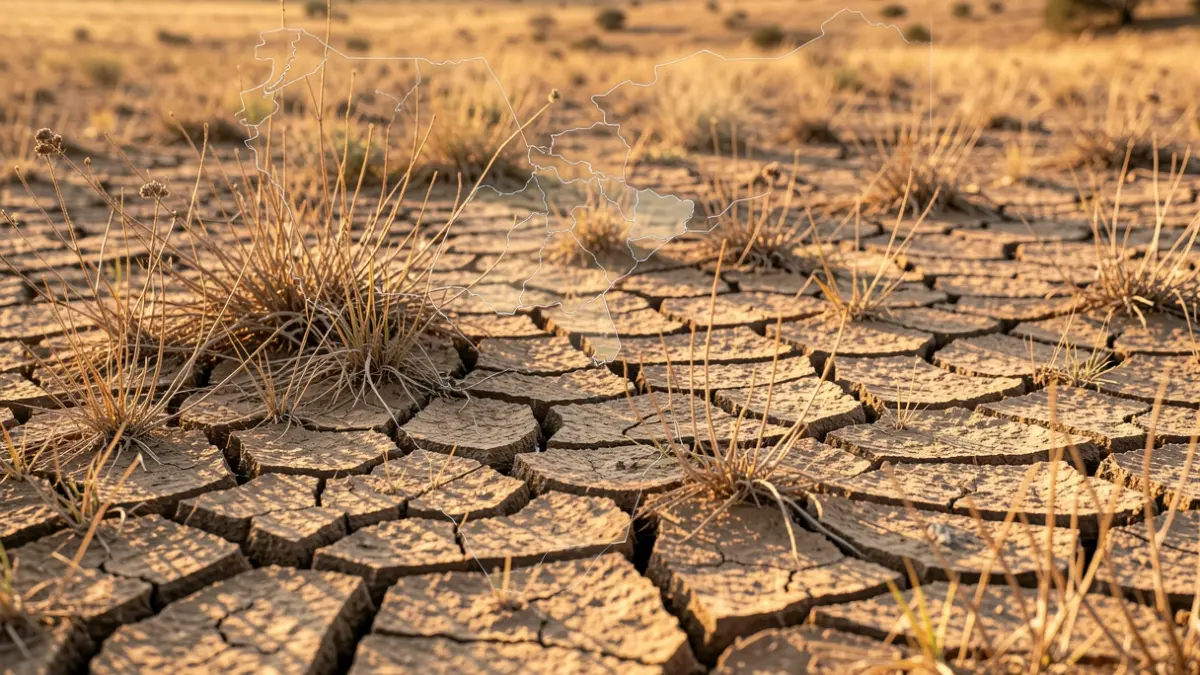 Generic image of vegetation drought in Catalonia.