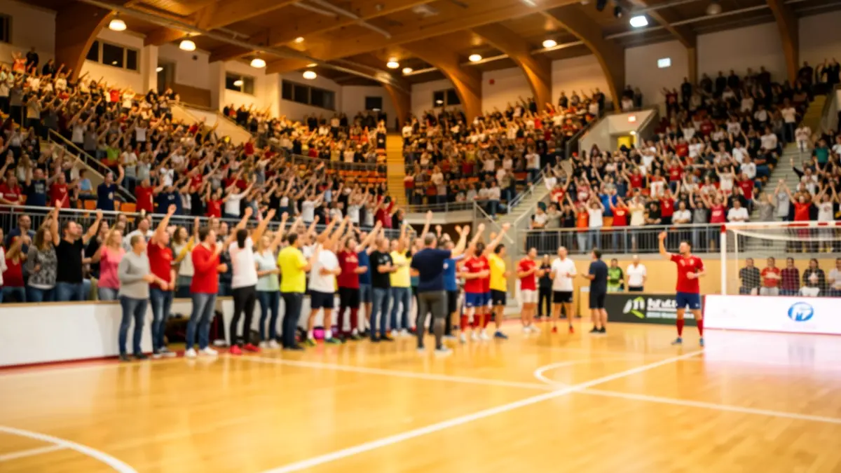 Imatge genèrica d'un pavelló esportiu ple de gent.