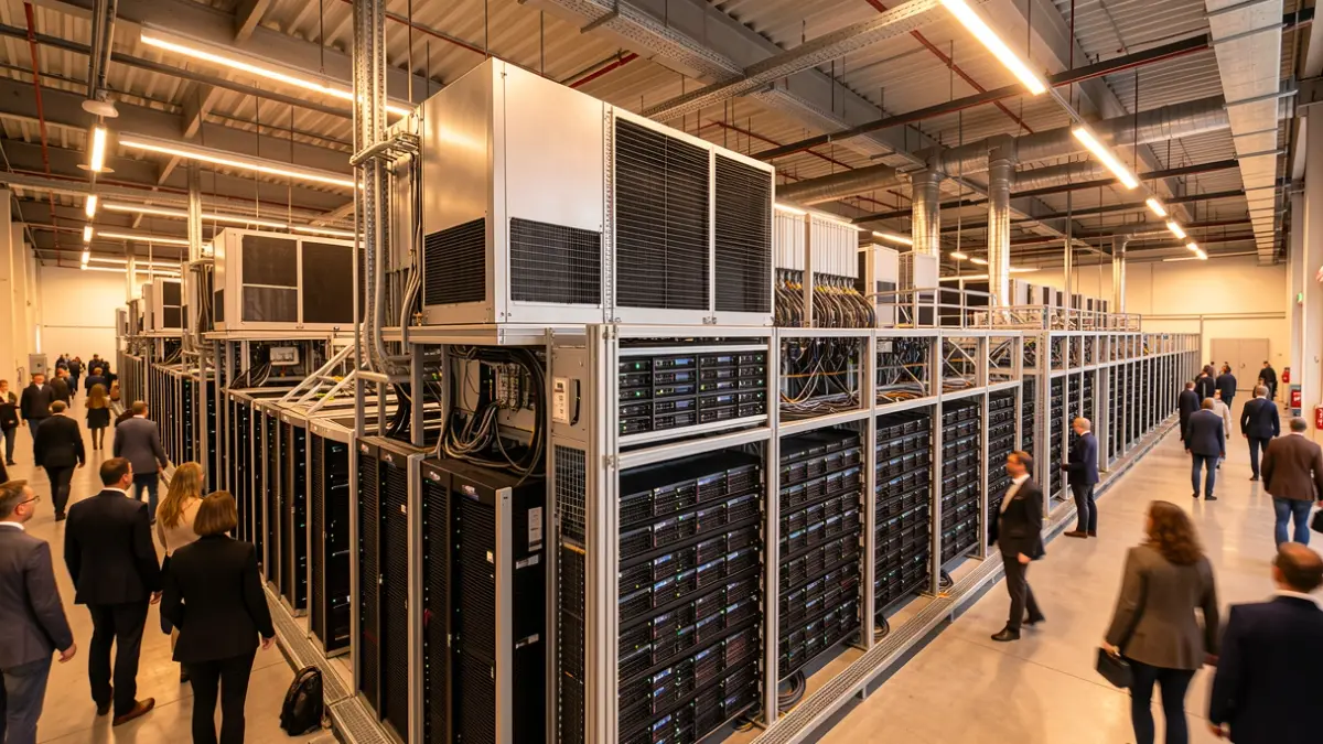 Generic image of a data center specialized in artificial intelligence.