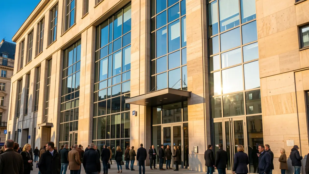 Imagen genérica de un edificio de oficinas moderno.