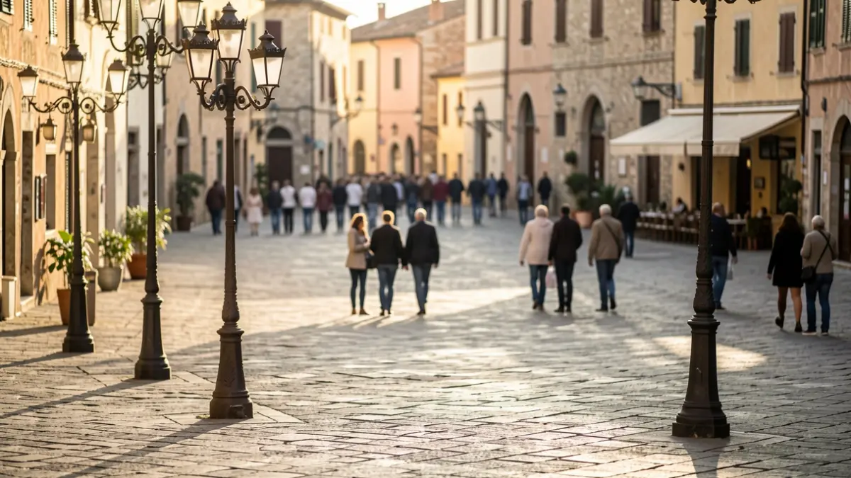 Plaça de la Font a Tarragona durant una jornada cultural.