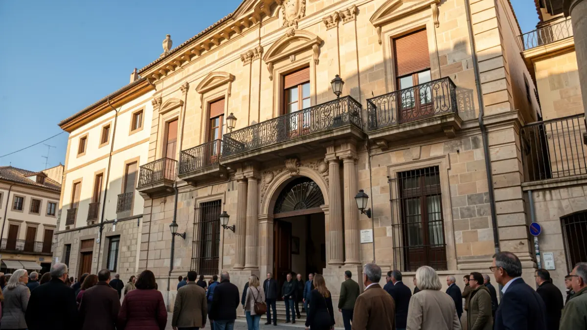 Generic image of a Catalunya town hall facade.