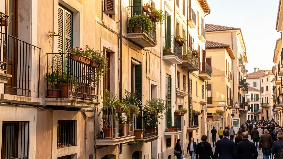 Imagen genérica de un edificio residencial en Barcelona.