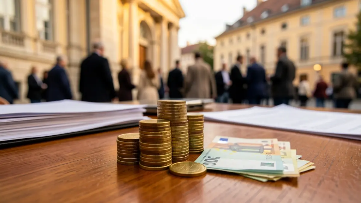 Generic image of money and official documents.