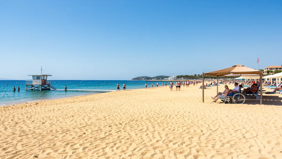Generic image of Mediterranean beaches with quality certification.