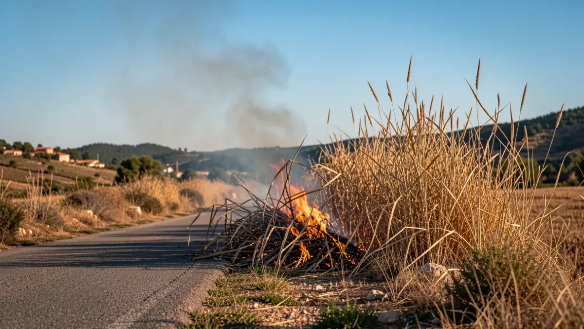 Generic image of fire in nature.