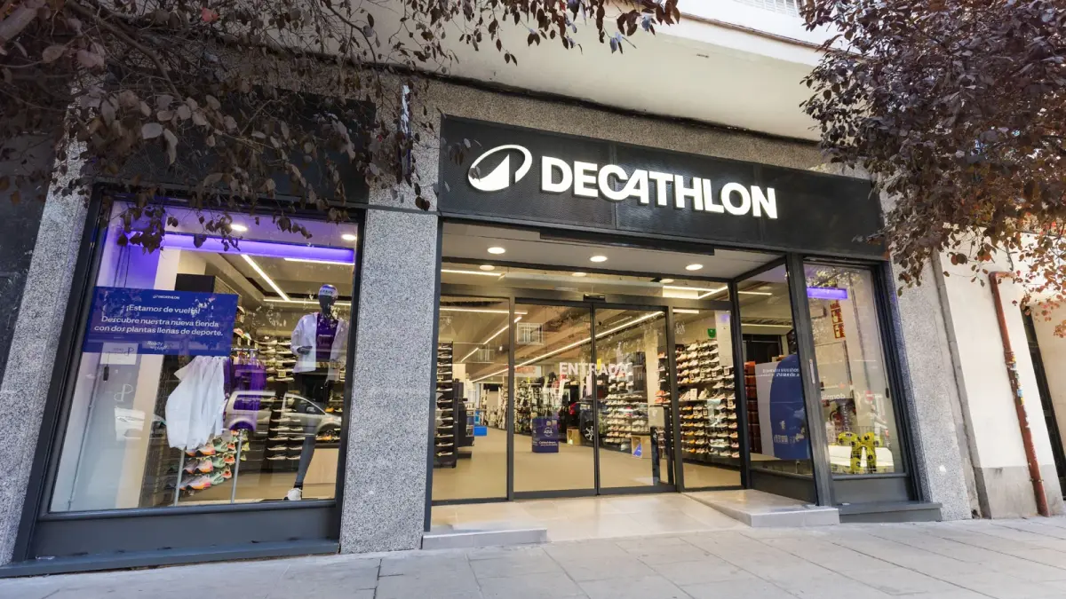 Generic image of a Decathlon store in Catalonia.
