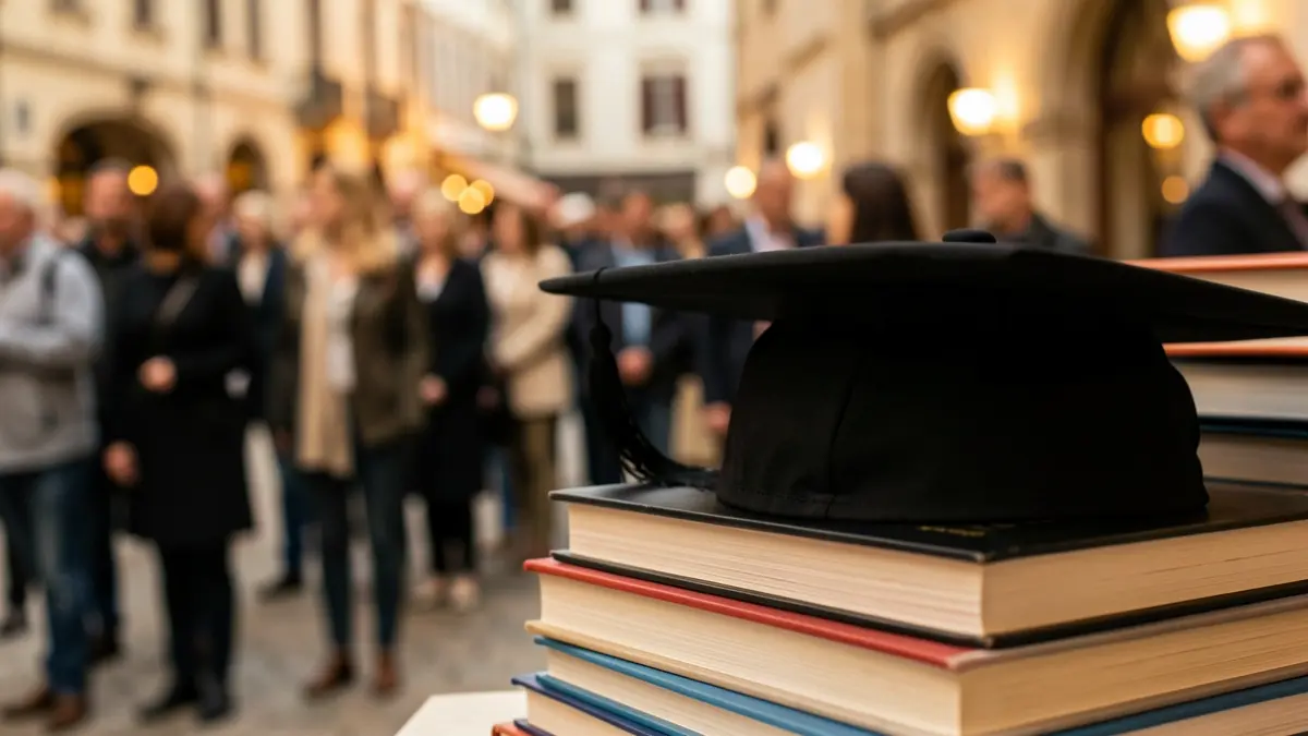 Imagen genérica de una graduación.